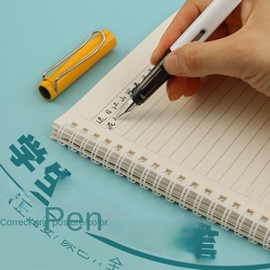 <span class=keywords><strong>Pluma</strong></span> Estilográfica de Plástico de Alta Calidad con Logotipo Personalizado para Estudiantes, Varios Colores, Punta de Acero Inoxidable, Venta al Por Mayor - Product Image 4