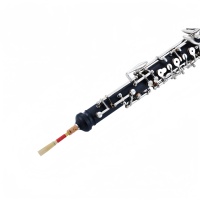 Wholesale Professional Musical Woodwind Instruments Semi Automatic Button Bakelite 22 Key C Tone Oboe Nickel Plated with Case