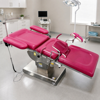 Lit d'accouchement électrique multifonctionnel, table d'examen gynécologique, table chirurgicale médicale réglable pour hôpital