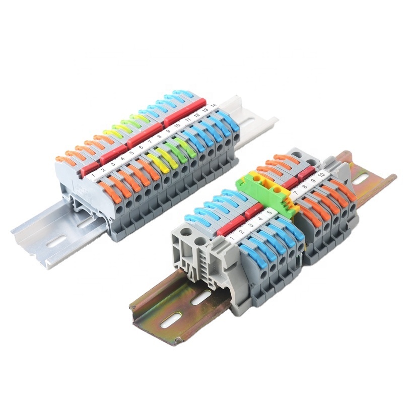 Electric Din Rail Terminal Block Lever