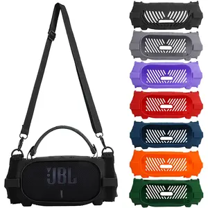 Funda de Silicona para Altavoz Bluetooth Portátil <span class=keywords><strong>JBL</strong></span> Charge 6, Carcasa Protectora para Accesorios de Altavoz <span class=keywords><strong>JBL</strong></span> Charge6 - Product Image 1