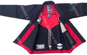 Kimono de Jiu-Jitsu Brasileño (BJJ) GSC Deportivo, Hecho a Medida, Nuevo, de Alta Calidad, Disponible en Todas las Tallas y Colores, Tejido de Algodón 100% Pearl Weave, Duradero y Transpirable - Product Image 2