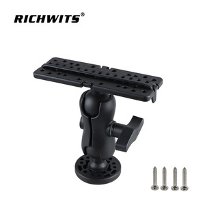 Richwits Fish Finder Mounting <b>Bracket</b> <b>Black</b> Plastic Rotating Base For Boat Marine GPS Equipment Dashboard Installation - Product Image 5