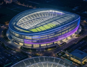 อาคารพาณิชย์โครงสร้างเหล็กสำเร็จรูปสมัยใหม่ สนามกีฬาฟุตบอลขนาดใหญ่ สนามกีฬา - Product Image 1