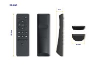 Télécommande vocale sans fil RF à code fixe BL avec gyroscope 6 axes pour Smart TV, Android TV Box, projecteur