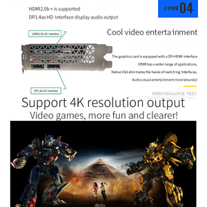 การ์ดจอกราฟิก GTX1650TI 4G DDR6 สำหรับเดสก์ท็อป งานออฟฟิศ ตัดต่อวิดีโอ เล่นเกมระดับ 3A ผลงานชิ้นเอก ขายส่ง - Product Image 5