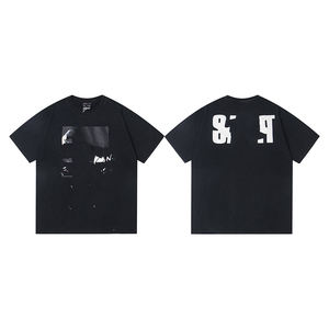 <span class=keywords><strong>T</strong></span>-shirt de haute qualité de style américain - Saimt Michell Trend pour hommes, 100% coton, lavage à l'acide, vintage, manches courtes - Product Image 4