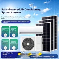 TUNTO Smart WiFi Solar Air Conditioner Hybrid AC/DC Inverter Split System 24000 BTU Hanya Pendingin untuk Hotel & Penggunaan Luar Ruangan