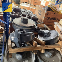 Pièces de machines de construction OEM haute résistance : Tendeur de chenille, Roue de renvoi, Pignon de chaîne de chenille pour Excavatrice XE215 XE490