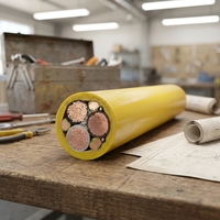 Câble d'alimentation blindé résistant au feu et isolé, câble souterrain haute tension à âme en cuivre, norme IEC pour projets d'ingénierie