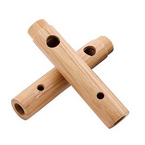 Flûte d'oiseau hibou en bambou faite à <span class=keywords><strong>la</strong></span> main, sifflet d'extérieur, embout buccal, effets sonores forestiers, instrument <span class=keywords><strong>de</strong></span> guérison sonore ASMR, tube sonore - Product Image 1