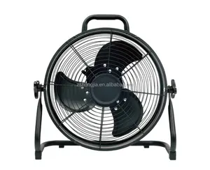 HJ-16RD-B Hete Verkoop 16 Inch Outdoor Elektrische Oplaadbare Draagbare Oscillerende Zonne-Energie Luchtkoeling Vloer Drumventilator