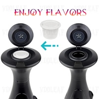 Ensemble de shisha électronique portable avec tuyaux de dosettes de bourgeons de Type libre et dosettes de narguilé de Shicha de charge en plastique de bol