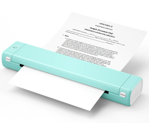 포메모 무잉크 A4 프린터 휴대용 M08f A4 프린터 텍스트/PDF 인쇄용 A4 용지 포함 - Product Image 2