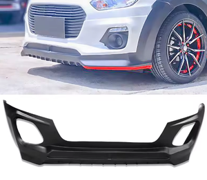 Para <span class=keywords><strong>Suzuki</strong></span> <span class=keywords><strong>Swift</strong></span> 2017-2021 nuevo coche labio delantero difusor trasero labio faldones laterales Kit de carrocería Material ABS gancho de remolque actualización salida de fábrica - Product Image 6