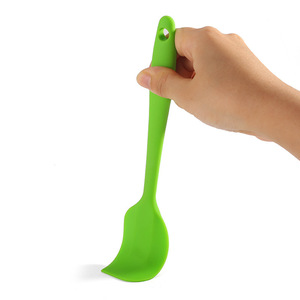 Wholesale Custom Logo Cake Chocolate Decorating Tools Cake Cooking Butter Scraper High Quality <strong>Promotional</strong> 21cm Silicone <strong>Spatula</strong> - Product Image 2