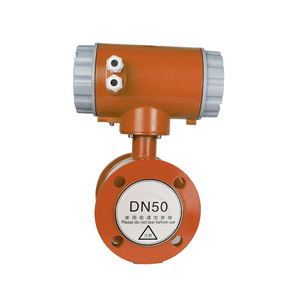 เครื่องวัดการไหลแบบแม่เหล็กไฟฟ้า DN50 สแตนเลสแบบมีหน้าแปลน IP65 สำหรับใช้กับน้ำ น้ำเสีย และสารเคมี - Product Image 1