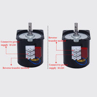 Moteur synchrone AC 220V 68 KTYZ 28W, moteur synchrone à aimant permanent, moteur à engrenages 220V, haute vitesse