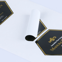 Étiquette personnalisée en papier, feuille en vinyle noir, design 50 * A4, rose, logo personnalisé, nid d'abeille, avec pot de miel