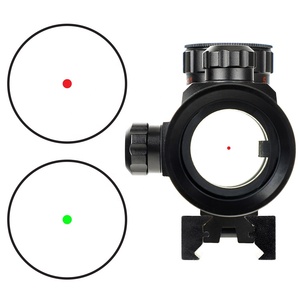 Ohhunt OEM 전술 광학 스코프 1x40 20mm 및 11mm 마운트가 있는 레드 그린 도트 반사 시력