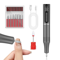 Draagbare draadloze nagelboor 35000 RPM oplaadbare elektrische vijlpen voor alle nagelverzorging, manicure, vormgeving & acrylgelverwijdering