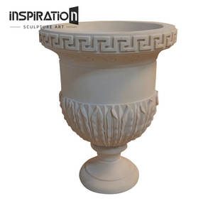 Vase de <span class=keywords><strong>jardin</strong></span> en pierre reconstituée, jardinière ornementale pour palais, jardinière décorative en pierre d'art classique - Product Image 2
