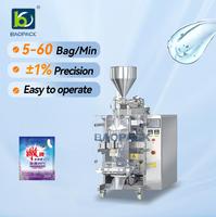 Machine alimentaire liquide verticale entièrement automatique pour sachets, film laminé papier pour beurre de cacahuète, huile de piment, shampoing