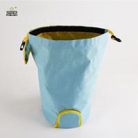 Distributeur de nourriture pour animaux de compagnie écologique 3L en tissu Oxford, sac de rangement hermétique pour friandises de chien/chat, mangeoire de voyage portable avec fermeture
