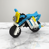 Kit Robotique Éducatif STEM à Programmation à Distance avec Blocs de Construction, Faible MOQ, Prix Bas, Direct Usine, WIFI et Batterie
