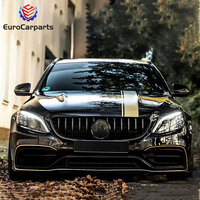 2014-19y C classe 2 portes W205 ancienne voiture mise à niveau vers la nouvelle C63 C43 coupé voiture de sport kits de carrosserie pièces de carrosserie automobile calandre de pare-chocs avant