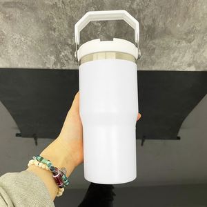 Gobelet isotherme à double paroi sans BPA de 20 oz avec paille anti-fuite à clapet pour enfants, idéal pour la sublimation – Expédié depuis notre entrepôt aux États-Unis - Product Image 5