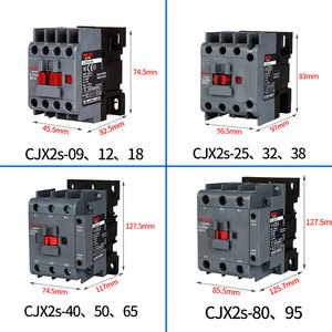 Delixi คอนแทคไฟฟ้า CJX2S-1810 1210V สามเฟส2510V 3210V 36V 380V 220V 110V-48V หลัก - Product Image 2