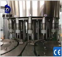 Machine de remplissage et d'emballage automatique de bouteilles d'eau PET de 500 ml au prix d'usine pour une ligne complète de production d'eau pure