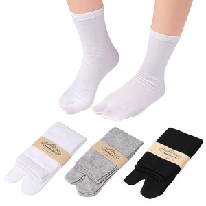 Chaussettes <span class=keywords><strong>Tabi</strong></span> élastiques à deux orteils, chaussettes à volants pour sandales japonaises, assorties pour hommes, femmes, unisexe - Product Image 5