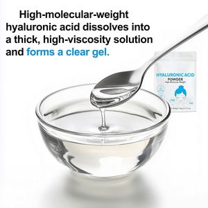 <span class=keywords><strong>Poudre</strong></span> originale d'acide hyaluronique de marque privée OEM matière première de <span class=keywords><strong>poudre</strong></span> naturelle personnalisée pour réparation du visage vente <span class=keywords><strong>en</strong></span> gros - Product Image 2