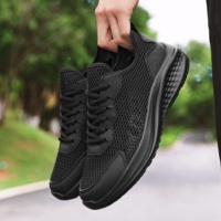 Chaussures de course pour hommes tendance printemps, légères, respirantes, avec empeigne en mesh et amorti, pour la marche quotidienne décontractée