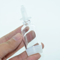 Bouteille d'ampoules de luxe avec mini ampoule liquide imprimée de 5ml 10ml 15ml bouteilles d'ambre clair sans air d'acide hyaluronique avec fond de bouchon