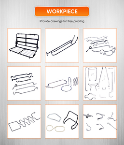 Tốc độ cao đầu ra 3D dây Máy uốn CNC nhà bếp dây giỏ và xe Ghế khung tự động CNC 3D dây Bender - Product Image 6