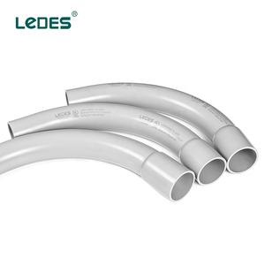 LeDES CUL Listado 2 "90 Graus Conduit Cotovelo Resistente À Luz Solar <span class=keywords><strong>PVC</strong></span> Tubulação Fábricas Curva <span class=keywords><strong>PVC</strong></span> FT4 Fogo Avaliado Acessórios Elétricos - Product Image 3