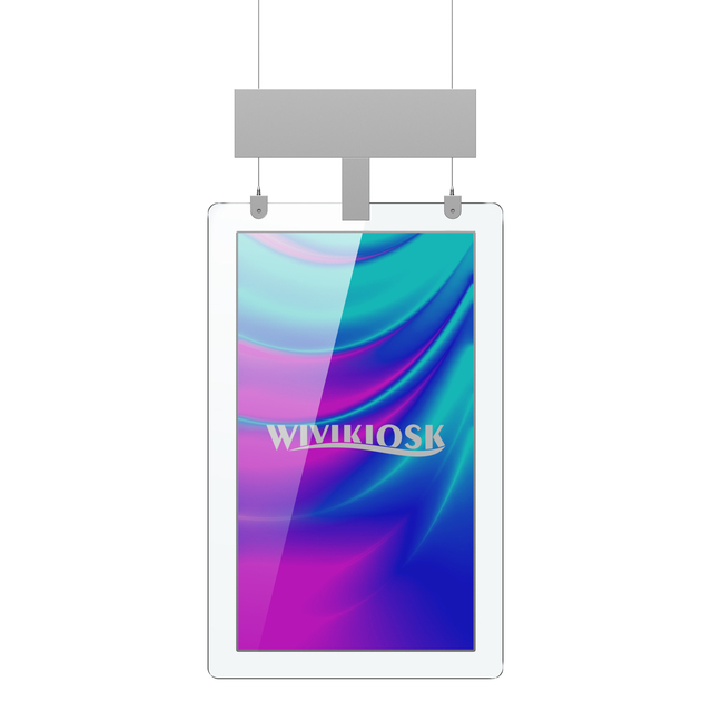 43 Inch Hanging Double Sided Transparent Lcd Screen ultra Thin Advertising Video Display Player Double Signage Digital Signage