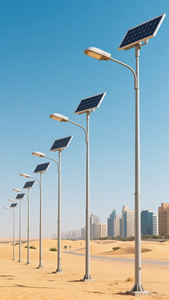 Lampu Jalan tenaga surya terpisah IP65 pemasangan mudah Tidak kabel yang diperlukan untuk jalan persegi taman jalan raya penggunaan luar ruangan - Product Image 3