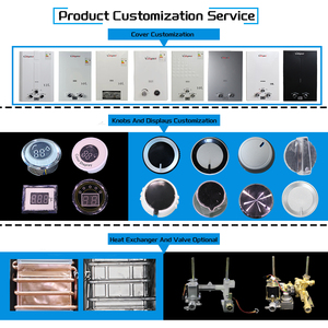 Calefont tùy chỉnh hoặc tiêu chuẩn gaz Geyser nồi hơi nóng tắm nóng Propane ngay lập tức butan <span class=keywords><strong>tankless</strong></span> xách tay máy nước nóng khí 6L - Product Image 4