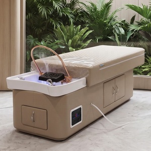 Bonniebeauty Fauteuil de massage thaïlandais moderne pour spa commercial, lit de shampoing électrique réglable, capacité de charge 300 kg, pour atelier - Product Image 1