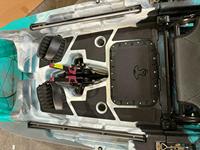 Kayak modulaire en HDPE de 3,3 mètres avec hélice détachable et pédales, bateau de pêche pour une personne - Vente chaude