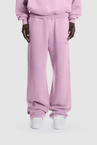 Pantalon de jogging unisexe ample en coton 100% lavé, coupe ouverte, uni, personnalisable, ensemble de survêtement 2 pièces - Product Image 5