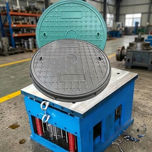 Moule de presse composite FRP GRP sur mesure pour manhole en SMC BMC, outillage en acier durable de haute précision pour l'infrastructure routière et le drainage des égouts - Product Image 1