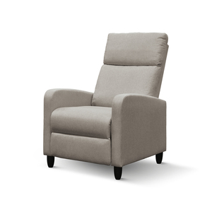 Susanna <b>Reclining</b> Chair Grey Fabric Indoor Metal Base - Product Image 1