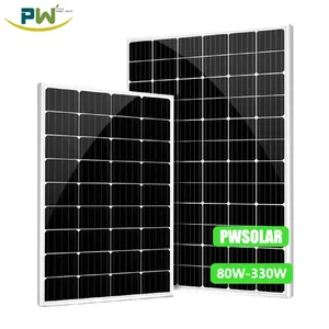 Panel surya fotovoltaik Mono panel daya tinggi 2023 termurah 70W 36 sel untuk tanaman tenaga surya rumah dengan Inverter daya