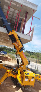 Mini Spider Crane 1.5 Ton bensin elektrik Dual-Power Mesin Honda mesin Koop ponsel Spider Crane - Product Image 5