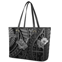 Fleurs Hibiscus avec tatouage polynésien Style cuir cartable sacs à main femmes sacs à main en cuir dames haut poignée épaule fourre-tout